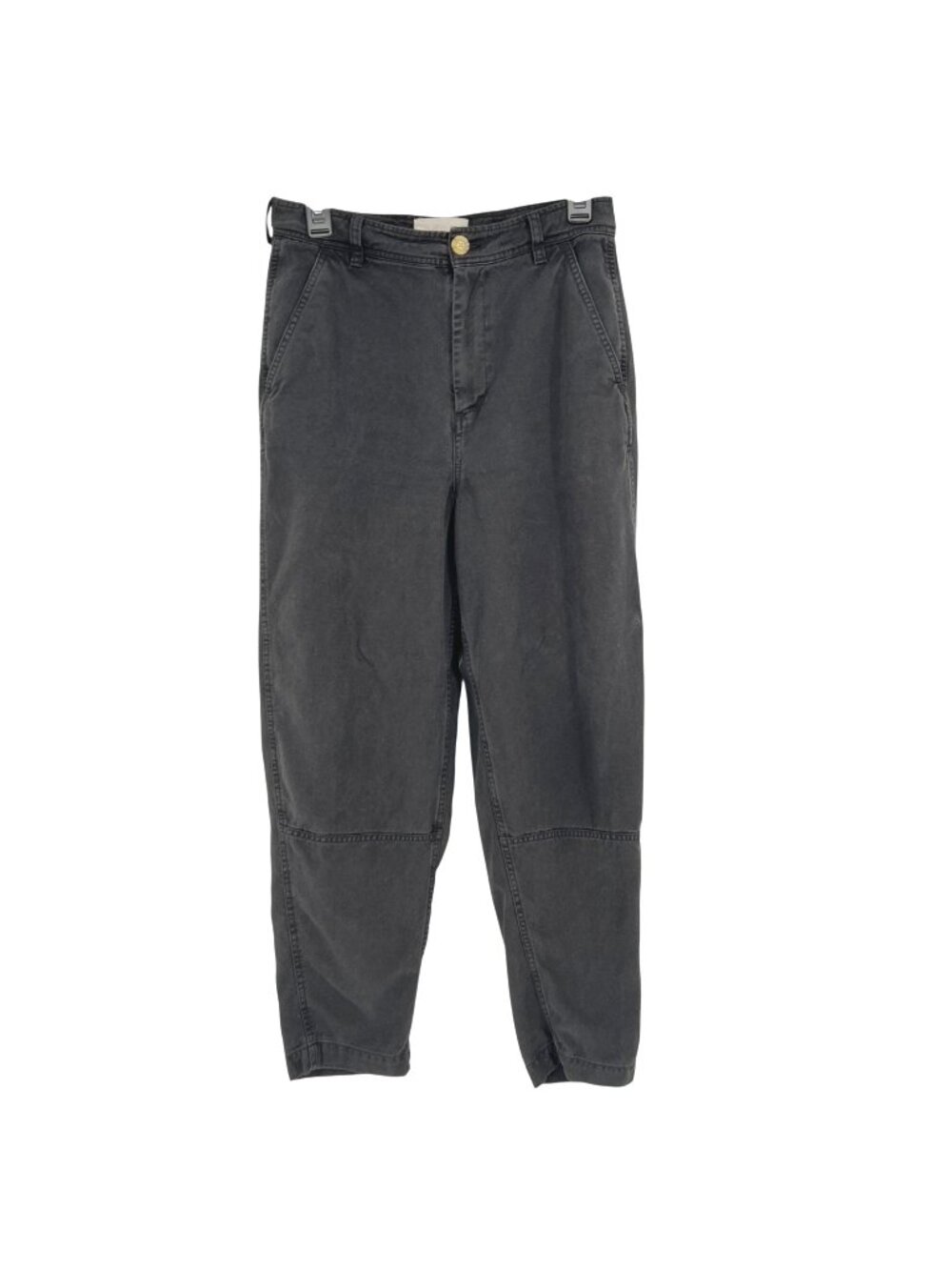 Everlane The Relaxed Chino in Buttersoft Black Minimalist Utility Casual Size 2